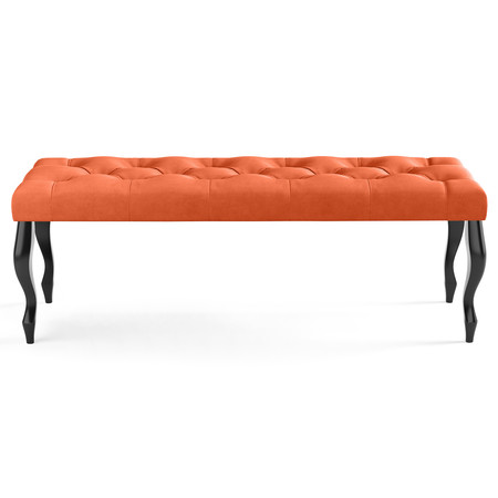 Lavice CHESTERFIELD 60x40 cm Oranžová Signal-nabytek